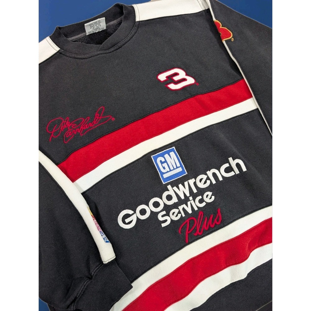 Vintage Dale Earnhardt #3 GM Goodwrench Chase NASCAR M Sweatshirt Excellent EUC